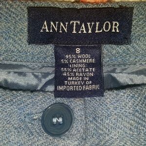 Ann Taylor Wool and cashmere blend slacks